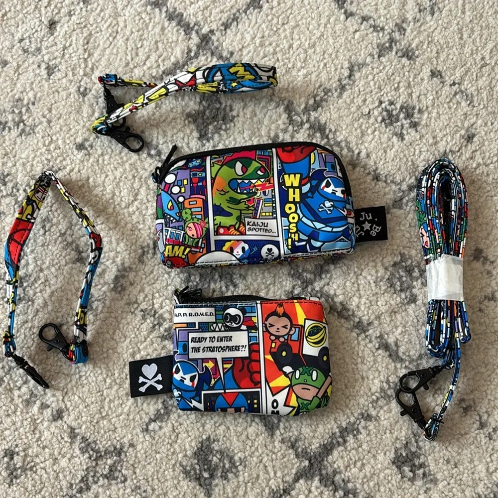 Ju-ju-be x tokidoki Super Toki/Sweet Victory Be Set, Be Quick and Coin Purse